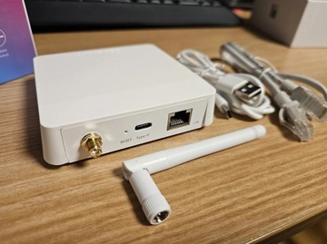 ZigBee 3.0 LAN Шлюз RJ45 TUYA Smart Life Bridge Разъем USB-C Антенна 3dBi