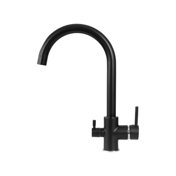 WYLEWKA BATERIA TRÓJDROŻNA PURE BLACK CZARNA FILTR