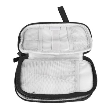 черная сумка для хранения цифровых вещей с сумкой для наушников,