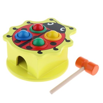 ch-Wooden Pounding With Hammer Toy Gift For Age Years