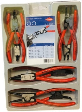 Щипцы для стопорных колец, набор KNIPEX 00 20 04 V01