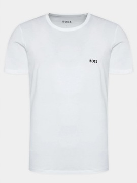 Koszulka męska T shirt HUGO BOSS 3pack 3pak 3 szt biała czarna khaki 3 szt