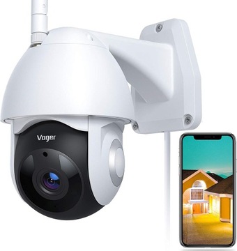 Kamera CCTV bezpieczeństwa Voger zewnętrzna 360°