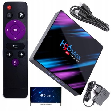 SMART BOX TV 4K ANDROID 10 WIFI BT PRZYSTAWKA TV