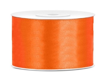 TASIEMKA WSTĄŻKA SATYNOWA POMARAŃCZ 38mm/25m