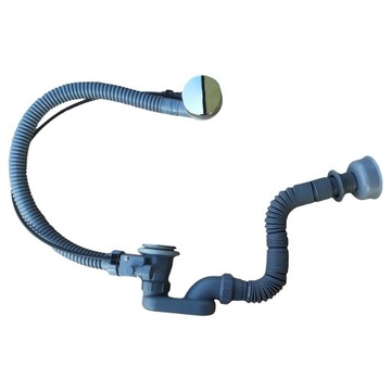 Mechanizm spustu wody do wanny kabiny na lince odpływ 80 cm + SYFON