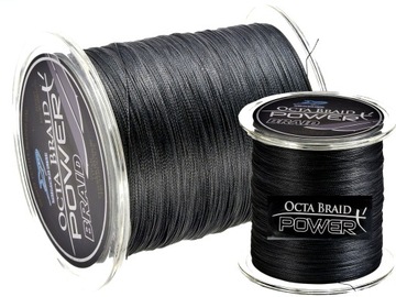 4-прядная рыболовная коса 0,14 мм, тонущая силовая оплетка 600 м