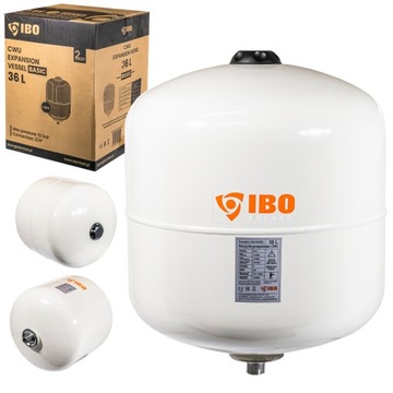 NACZYNIE NACZYNKO PRZEPONOWE WZBIORCZE ZBIORNIK DO INSTALACJI CWU 36L BASIC