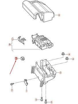 RELÉ 523 VW SKODA SEAT AUDI 5C0951253A