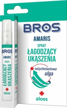 BROS SPRAY Z ALOESEM ŁAGODZĄCY UKĄSZENIA OWADÓW
