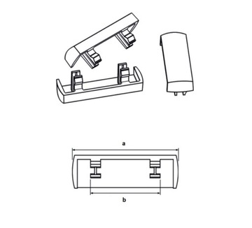 ЗАГЛУШКА ДЛЯ ОКОН ПВХ, 20 ШТ, КОРИЧНЕВЫЙ