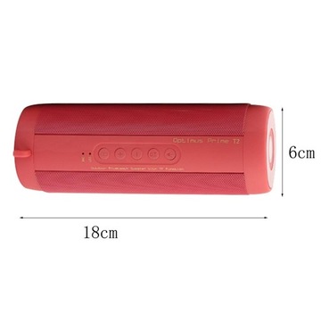 Wodoodporny głośnik, 10 godzin odtwarzania, czerwony 420G