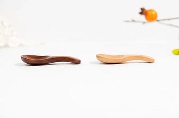 Мини-деревянные ложки для маленьких детей с короткой ручкой Wo