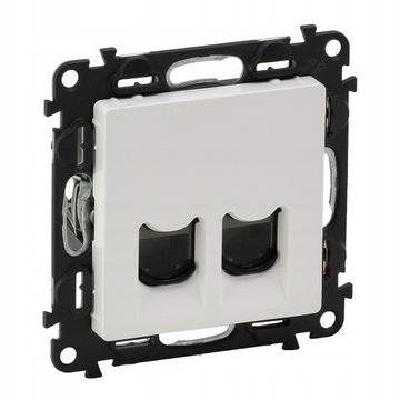 Gniazdo internetowe 2x RJ45 UTP Valena Life 753143