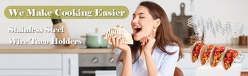 30 шт. Подставка для тако из нержавеющей стали