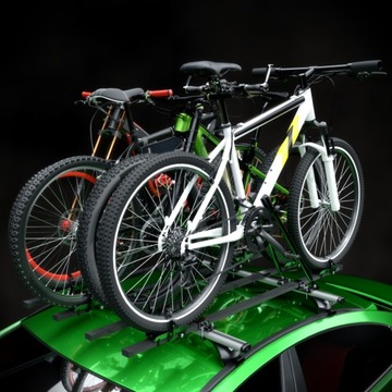 4x БАГАЖНИК ДЛЯ ВЕЛОСИПЕДОВ НА КРЫШЕ — СТАЛЬНОЙ БАГАЖНИК ДЛЯ ВЕЛОСИПЕДОВ НА КРЫШЕ — AMOS