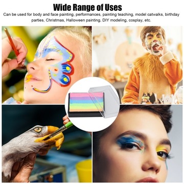 НАБОР КРАСОК ДЛЯ ЛИЦА, 6 ЦВЕТОВ