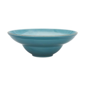Talerz głęboki do pasty, makaronu Kaszub ART 26 cm K630 turkus