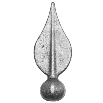 grot stalowy kuty 126 (H130x47 mm, fi 33 mm)