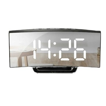 ZEGAR CYFROWY ELEKTRONICZNY BUDZIK LED TERMOMETR DATA ALARM