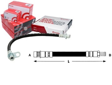 PRZEWÓD HAMULCOWY BREMBO 7700840390 HOS3261 245111