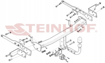 FORD S-MAX MK2 II OD2015 NOVÝ ZAŘÍZENÍ(HÁK) TÁŽNÝ E20