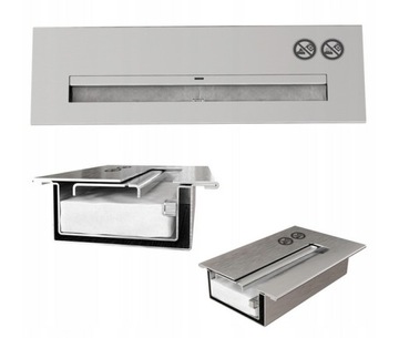 BIOKOMINEK 900x400 DELTA 2 qube szyba bio kominek