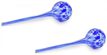 2 x Szklana kula do nawadniania roślin 8x20 - Blue