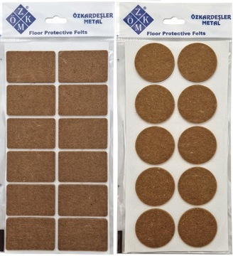 PODKŁADKI FILCOWE POD MEBLE SAMOPRZYLEPNE 35-55mm