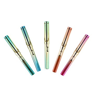 5 Pcs Pen Durable Stationery Students Practice Colorful Pens with Ink Sac