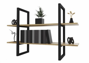 Regał Na Książki Industrial Loft 80 cm