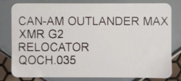 КРЫШКА РАДИАТОРА CAN-AM OUTLANDER MAX XMR G2 RELOCATOR