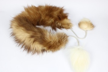 Пушистый 100%натуральный воротник лисы