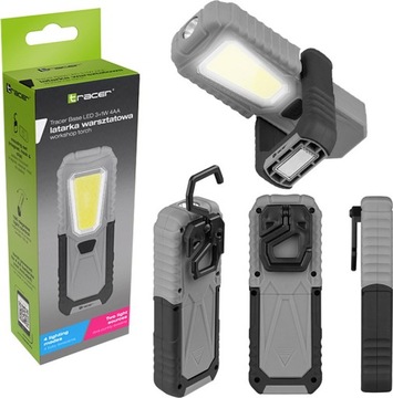 LAMPA WARSZTATOWA LED NA BATERIE Z MAGNESEM POD MASKE 4 TRYBY ŚWIECENIA