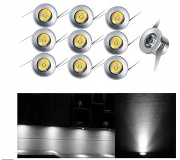 10X Lampa sufitowa LED Reflektory Mini wpuszczane