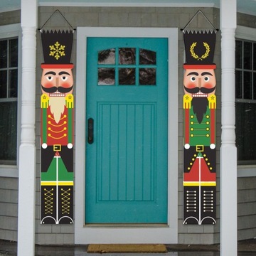 Рождественский декоративный баннер 