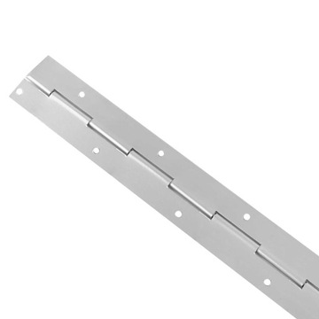 ZAWIAS MEBLOWY TAŚMOWY LISTWOWY 100cm SREBRNY