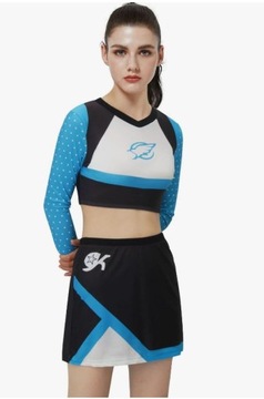 Strój cheerleaderka, kostium cheerleaderki,rozmiar S