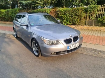 BMW Seria 5 E60 Touring 525 d 177KM 2005 BMW Seria 5 2.5 177Ps Navi Skora Panorama Alu Kombi Gwarancja 2.5 Diesel, zdjęcie 1