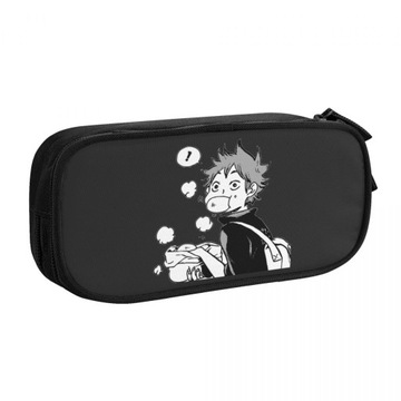 SchoolPencilCaseHaikyuu Hinata jedzenie Senpai's w