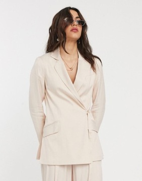 MARYNARKA KREMOWA DAMSKA ELEGANCKA _ 36 S