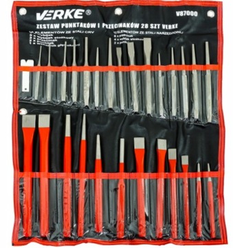 НАБОР ПУАНСОНОВ, ПУАНСОНЫ, ФРЕЗЫ, ТОЧКИ, 28 шт.