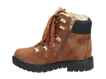 КОРИЧНЕВЫЕ ТРАПЕРЫ GC37/19 ПЕРЕХОДНЫЕ С МЕХОМ 32