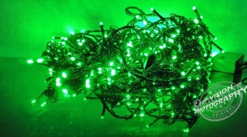 LAMPKI CHOINKOWE 100 LED ZIELONE WEW/ZEW 8,2 M