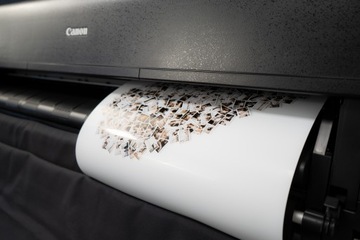 Коллаж из фотографий в виде цифр - фотопечать 40х60.