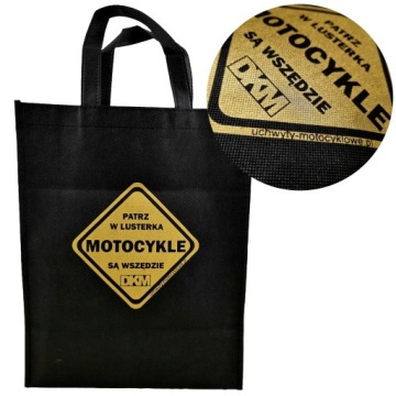 TORBA DLA MOTOCYKLISTY PATRZ W LUSTERKA MOTOCYKLE