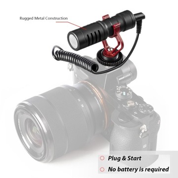 BOYA BY-MM1 Мини металлический микрофон