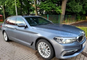 BMW Seria 5 G30-G31 2018 BMW Seria 5 SKORA Masaz foteli Kamera Nawigacja Reg Zawiesenie 2.0 190KM, zdjęcie 1