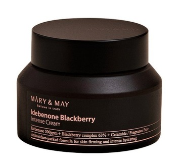 MARY &MAY Idebenone Blackberry Intense Cream Krem do twarzy 70gr