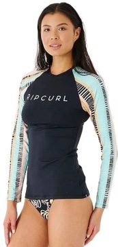 T-shirt Rip Curl Ripple Effect UPF LS - Black